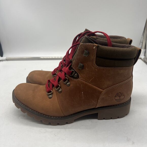 Timberland A1R3G Womens Brown Ellendale Mid Lace Up Hiking Boot Size 7 - Picture 1 of 10